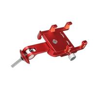 Picysa Supporto per Telefono per Bici da Strada Robusto Supporto Mobile in Lega di Alluminio per la Navigazione in Bicicletta 6 Morsetti 1 unità (Rossa)