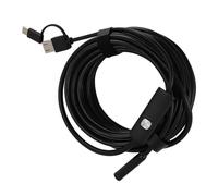 Picysa Telecamera Endoscopica USB C con Luce LED Regolabile 1200P HD Periscopio per Ispezioni HVAC Cavo Compatto da 5 M