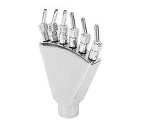 Picysa Ugello fontana G1 in acciaio inox, testa di irrigazione regolabile per giardino, diffusione dinamica