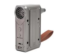 Picysa Ventilatore elettrico ad alta velocità, mini soffiatore a secco con luce a LED, design portatile, soffiatore per accendere il fuoco, illuminazione per esterni