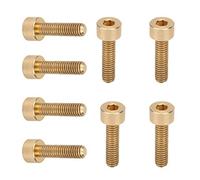 Picysa Vite a Esagono Incassato con Cappuccio Preciso M4 Hardware di Fissaggio in Rame Resistente All'usura per Forniture Industriali (M4*15)