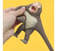 Picysa Wild Life Anime Figure Toys Simpatici Giocattoli di Decompressione della Scimmia Gorilla per Alleviare lo Stress a Casa, in Ufficio e in Classe - Materiale TPR (orango grigio)