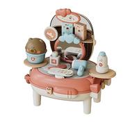 Picysa Zaino di simulazione per bambini, giocattolo orso, set di gioco per gioco di ruolo con design realistico, giocattolo di avventura di fantascienza portatile (digitare 4)