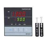 PID PT100, Termoregolatore PID, MC901 Controllo temperatura digitale programmabile Tipo K Ingresso sensore PT100 Uscita SSR