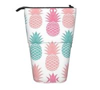 Pidgazdfgv Astuccio portatile con ananas colorato, per scuola, ufficio, bambini, studenti, adulti, ragazze, ragazzi, regalo per trucco