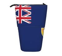 Pidgazdfgv Astuccio portatile con bandiera delle Isole Turks e Caicos, astuccio per matite scolastico, ufficio, bambini, studenti, adulti, ragazze, ragazzi, regalo per trucco