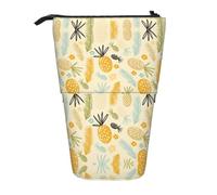 Pidgazdfgv Astuccio portatile con motivo ananas per scuola, ufficio, bambini, studenti, adulti, ragazze, ragazzi, regalo per trucco