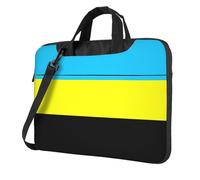 Pidgazdfgv Bandiera Del Sultanato Del Burongan Laptop Bag Business Computer Portatile Unisex Spalla Messenger Cartella Indietro Scuola Stagione, Nero , 15.6 inch
