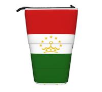 Pidgazdfgv Bandiera del Tagikistan Astuccio Portamatite Portatile Scuola Ufficio Kid Studenti Adulto Ragazza Ragazzi Presente Trucco