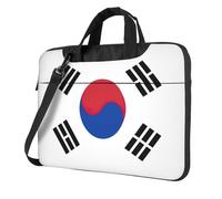 Pidgazdfgv Bandiera Della Repubblica Della Corea Borsa Del Computer Portatile Affari Del Computer Portatile Unisex Spalla Messenger Cartella Indietro Stagione Scu, Nero , 14 inch