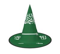 Pidgazdfgv Bandiera dell'Arabia Saudita Cappello di Halloween Festa di Natale Cosplay Costume Uomo Donna Classico Accessorio Fancy Dress Capelli