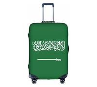 Pidgazdfgv Bandiera dell'Arabia Saudita Copertura Dei Bagagli per Valigia Valigie Copertura Protector Valigia Copertura Misura S-XL Pollice Bagagli, bianco, S