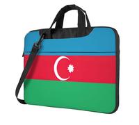 Pidgazdfgv Bandiera Dell'Azerbaigian Borsa Del Computer Portatile Affari Del Computer Portatile Unisex Spalla Messenger Cartella Indietro Stagione Scuola, Nero , 15.6 inch