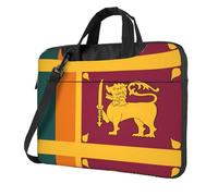 Pidgazdfgv Borsa per computer portatile con bandiera dello Sri Lanka, borsa per computer portatile, unisex, borsa a tracolla per la stagione scolastica, Nero , 13 inch