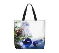 Pidgazdfgv Borsa per la spesa natalizia ecologica per la spesa, per scuola, lavoro, laptop, donna, ragazza, per tutti i giorni