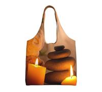 Pidgazdfgv Borsa tote in tela con candela aromatica, riutilizzabile, borsa per la spesa, borsa per la spesa quotidiana, regalo da viaggio, infermiera, insegnante
