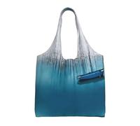 Pidgazdfgv Borsa tote in tela con paesaggio con barca sul lago, borsa per la spesa riutilizzabile, borsa per la spesa quotidiana, regalo da viaggio, infermiera, insegnante