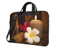 Pidgazdfgv Candele aromatiche Borsa per computer portatile Business Computer portatile Unisex Borsa a tracolla Messenger Cartella Back School Season, Nero , 13 inch
