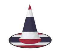 Pidgazdfgv Cappello per Halloween con bandiera della Thailandia, per feste di Natale, cosplay, costume da uomo e donna, accessorio classico per travestimento