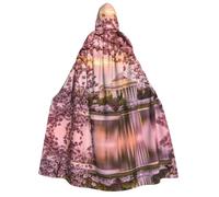 Pidgazdfgv Cherry Blossoms - Mantello da cavaliere con cappuccio, 1 veste con cappuccio, ideale per Halloween