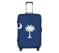 Pidgazdfgv Copertura per bagagli con bandiera della Carolina del Sud per valigia, copertura per valigia, adatta per bagagli da S a XL, bianco, XL