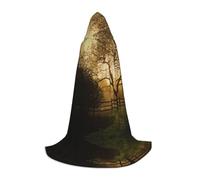 Pidgazdfgv Country Farm - Mantello con cappuccio per Halloween, per bambini, accessorio per travestimento e cosplay