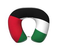 Pidgazdfgv Cuscino da viaggio con bandiera della Palestina, in memory foam, lavabile in lavatrice, per festival