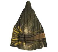 Pidgazdfgv Dark Hedges Irlanda del Nord Adulto con Cappuccio Veste Mantello Cavaliere Fancy Cool Halloween Cos Costume Cape Lunghezza Mantello Con Cappuccio Mantello