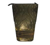 Pidgazdfgv Dark Hedges Irlanda del Nord astuccio portamatite portatile scuola ufficio bambini studenti adulti ragazza ragazzi regalo trucco