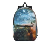Pidgazdfgv Galaxy Space. (2) Zaino per laptop da 17 pollici per scuola, affari, volo, fine settimana, borsa per bagagli da donna e uomo