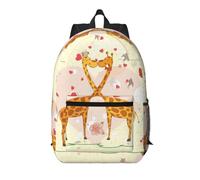 Pidgazdfgv Giraffa Cuore Fiore Farfalla 17 Pollice Laptop Zaino Scuola Affari Volo Approvato Weekend Bagagli Manica Donne Uomini
