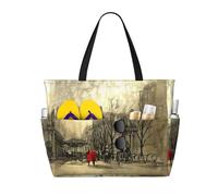 Pidgazdfgv Grande coppia innamorata Walking Beach Bag Donne Uomini Impermeabile Pool Bag Vacanze Viaggi Sport Bag Gym Sack Zaino