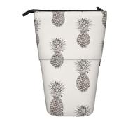 Pidgazdfgv Grazioso astuccio portatile con ananas per scuola, ufficio, bambini, studenti, adulti, ragazze, ragazzi, regalo per trucco