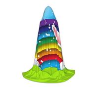 Pidgazdfgv Happy Easter Bunny - Mantello con cappuccio per Halloween, per bambini, per feste e cosplay
