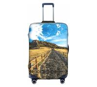 Pidgazdfgv Jeju Island Corea Deposito Copertura per Valigie Valigia Copertura Protector Valigia Copertura Misura S-XL Pollici Bagagli, bianco, M