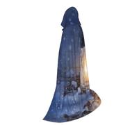 Pidgazdfgv Lanterna da neve con cappuccio mantello per Halloween bambino costume costume cosplay