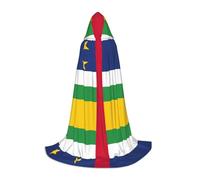 Pidgazdfgv Mantello con cappuccio bandiera dell'Africa centrale per Halloween, costume da bambino, accessori per feste in costume cosplay