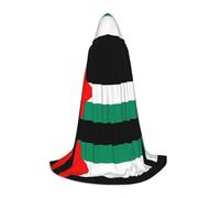Pidgazdfgv Mantello con cappuccio con bandiera della Palestina, per Halloween, bambino, travestimento, accessori per feste in costume e cosplay