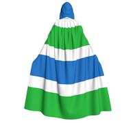 Pidgazdfgv Mantello Jedi con cappuccio con bandiera della Sierra Leone, costume da vampiro per Halloween, Natale, festa, cosplay, uniforme da vampiro 59