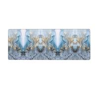 Pidgazdfgv Marmo. Tappetino per mouse da gioco in tessuto antimacchia a prova di fuoriuscite, 800 x 300 x 3 mm di lunghezza