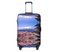 Pidgazdfgv Monte Fuji Giappone Copertura Dei Bagagli per Valigie Valigie Copertura Protector Valigia Copertura Misura S-XL Pollici Bagagli, bianco, M