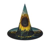 Pidgazdfgv The Most Beautiful Sunflower Halloween Hat Christmas Party Cosplay Costume Uomo Donna Classico Accessorio Fancy Dress Capelli