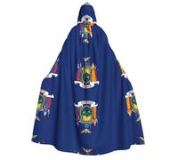 Pidgazdfgv Umhang mit New York-Flagge für Erwachsene, gift-Robe, mit Kapuze, Halloween, Weihnachten, Party, Cosplay, Vampir-Uniform59