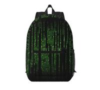 Pidgazdfgv Verde Numero Binario 17 Pollice Zaino Del Computer Portatile Scuola Affari Volo Approvato Weekend Bagagli Manica Donne Uomini