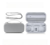 Pidynx Custodia compatibile con Insta360 X6 Essentials Bundle, PU + Lycra Custodia rigida portatile con tasca in rete e comoda maniglia per protezione da viaggio, grigio
