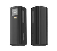 Pidynx Custodia protettiva di ricarica per Xiaomi 25000 212W Custodia protettiva in silicone ispessito nero