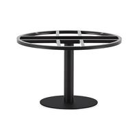 PIE DE MESA 80X80X2,5 METAL NEGRO / 90 Ø CM