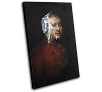Pie Face Banksy Painting SINGLE TELA parete arte foto stampa