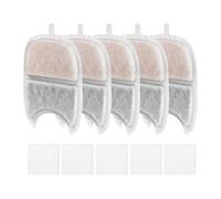 Piece De Fountain Fountain Filtre - Filtre Cat Fountain For Feel | Chats Water Filte5x Recharge Filtre Avec Éponges Pour Les Distributeurs D'eau Potable | Système De Filtre Triple Pour Fontain