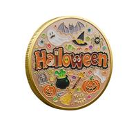 Piece Di Halloween - Metal Commemorative Challenge | Collezione Souvenir Unico Per La Famiglia, Amici Donne Adulti Medaglione Medaglione, Collezionista Accessorio Decorazione Della Festa Di Hallo